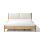 King Natural Wood Bed Frame
