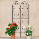Metal Garden Trellis Rustproof Trellis For Climbing Plant Outdoor Flower Support by Unique Piece Furniture