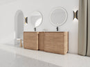 84'' Freestanding Bathroom Vanity with Ceramic Sink