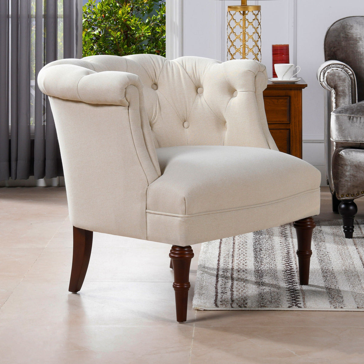 Katherine - Tufted Accent Chair, photo 2 of 21