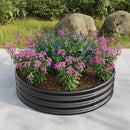2PCS 47.24" Round Raised Garden Beds for Outdoor Gardening by HouseOfZazla