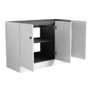 Modern Freestanding Bathroom Vanity With Soft Close Cabinet Doors by HouseOfZazla