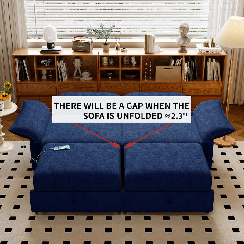 Multi-Functional 85-Inch Convertible Sofa Bed, photo 10 of 10