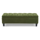 Ottoman Bench & Storage - Green by HouseOfZazla