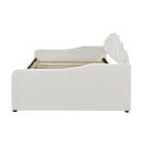 Upholstery Daybed Frame With Shell Shaped Backrest by HouseOfZazla