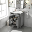 Bathroom Vanity With 2 Doors And Tip Out Drawer, Soft Closing Hinges by Unique Piece Furniture