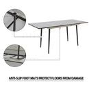 Modern Extendable Dining Table And Chair Set For 2 - 6 People by HouseOfZazla