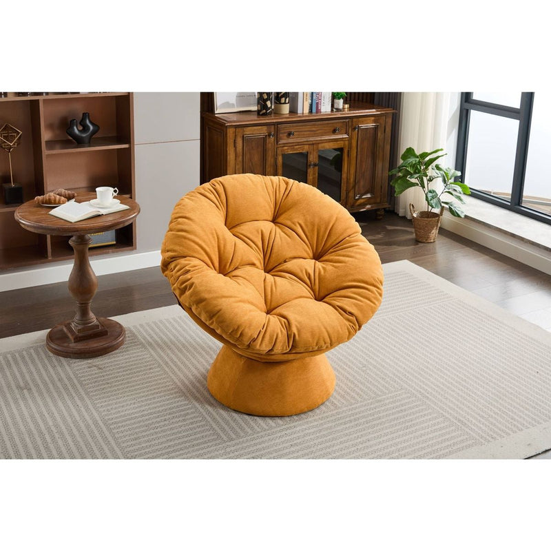 Oversized Swivel Accent Chair, 360 Swivel Barrel Chair, Papasan Chair for Living Room Bedroom