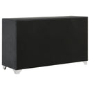 Melody 6-drawer Upholstered Dresser Grey