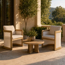 Set of 2 Outdoor Patio Dining Armchairs