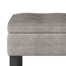 Cosmopolitan - Storage Ottoman Bench With Open Bottom by Unique Piece Furniture