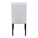 5 Piece Round Dining Table Set, Modern Dining Table And 4 Upholstered Chairs For Dining Room by HouseOfZazla