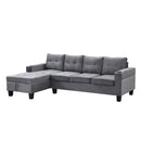 Modern Sectional Sofa Set With L Shape Chaise Lounge And Storage by HouseOfZazla