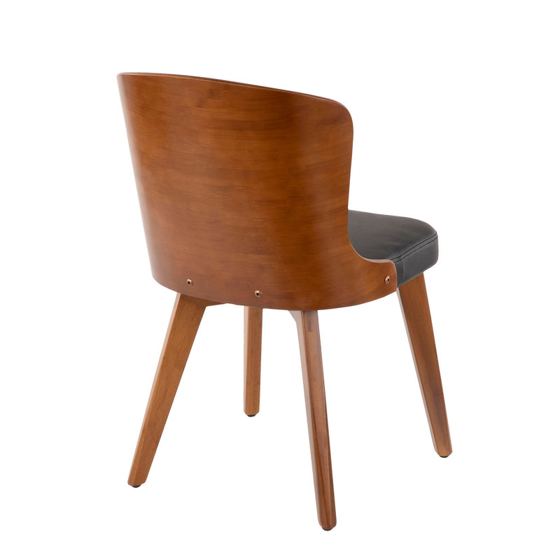 Bocello - Mid-Century Chair - Walnut / Black, photo 2 of 4