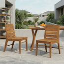 Outdoor Acacia Wood Dining Chair (Set of 2) by HouseOfZazla