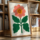 Sunny Bloom in Coral and Green