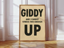 Giddy Up and I Cannot Stress This Enough Cream Edition