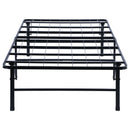 Mabel Metal Twin Mattress Support Platform Bed Black