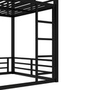 Metal Bunk Bed, Full XL Over Full XL Frame