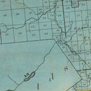 Vintage Map of Essex County, New York 1829