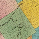 Vintage Map of St. Lawrence County, New York 1829