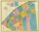 Vintage Map of St. Lawrence County, New York 1829
