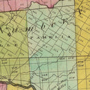 Vintage Map of Jefferson County, New York 1829