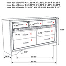 Annie - 9 Drawer Dresser by HouseOfZazla