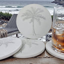 Palm Tree Drink Coasters by McCarter Coasters