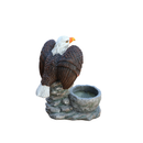 Standing Eagle Statue Garden Planter on Faux Stone Base by HouseOfZazla