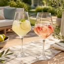 Unbreakable Stemmed Wine Glasses, Tritan Acrylic | Set of 2 (18oz)