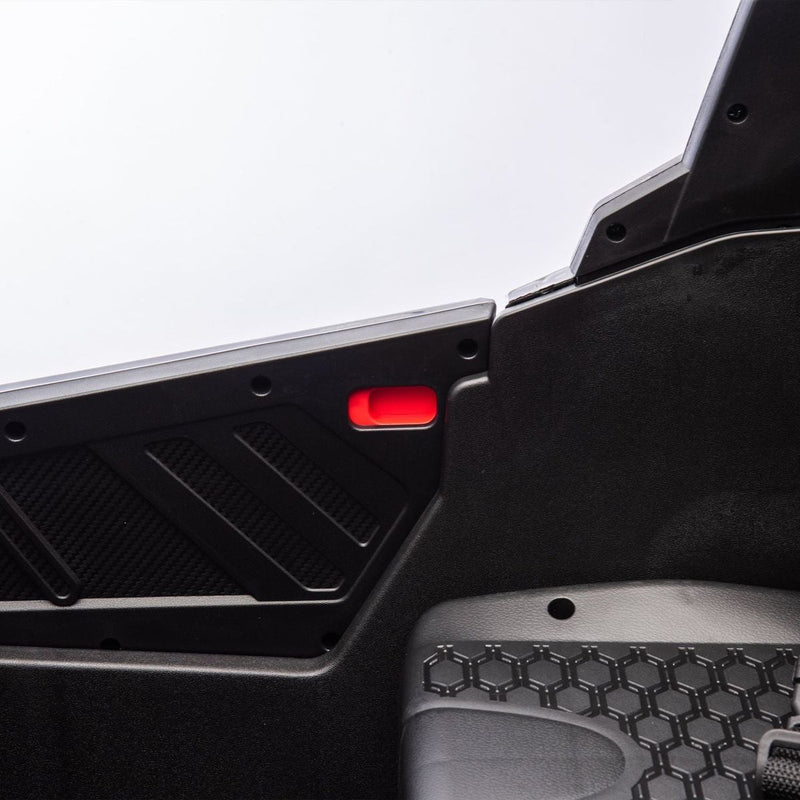 24V Two-Seater Kids Ride On UTV W/Parents Remote Control,Four-Wheel Suspension,Slow Start,Large wheel design,Anti-collision bar,Storage space,Music,USB,Bluetooth,Volume control,LED lights for Kids 3+.