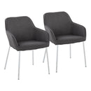 Daniella - Contemporary Moder Dining Chair (Set of 2) by HouseOfZazla