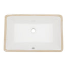 Modern Ceramic Undermount Bathroom Sink With Overflow, High Quality by HouseOfZazla