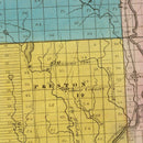 Vintage Map of Chenango County, New York 1829
