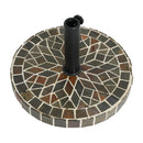 Enzo Tile Round Umbrella Base by HouseOfZazla