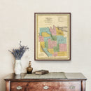 Vintage Map of Onondaga County, New York 1829