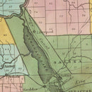 Vintage Map of Onondaga County, New York 1829