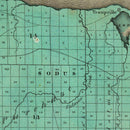 Vintage Map of Wayne County, New York 1829