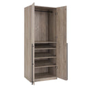 Lee - Free Standing Wardrobe Closet With Adjustable Shoe Shelves by HouseOfZazla