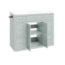 48" Mint Green Bathroom Vanity