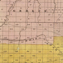Vintage Map of Monroe County, New York 1829