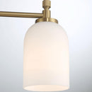 Meadows - 3 Lights Vanity Brush Bathroom Wall Light For Bathroom Over Mirror - Black / Gold / White by HouseOfZazla