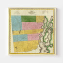 Vintage Map of Clinton County, New York 1829