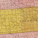 Vintage Map of Clinton County, New York 1829
