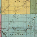 Vintage Map of Allegany County, New York 1829