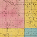 Vintage Map of Cattaraugus County, New York 1829