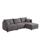 Walker Edison | Minimalist Modular Cloud Couch with Chaise