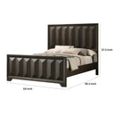 3 Piece Bedroom Set With Faceted Panels Bed And 2 Nightstands by Unique Piece Furniture
