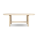 Milo - 8 Seat Oval Dining Table - Natural by HouseOfZazla